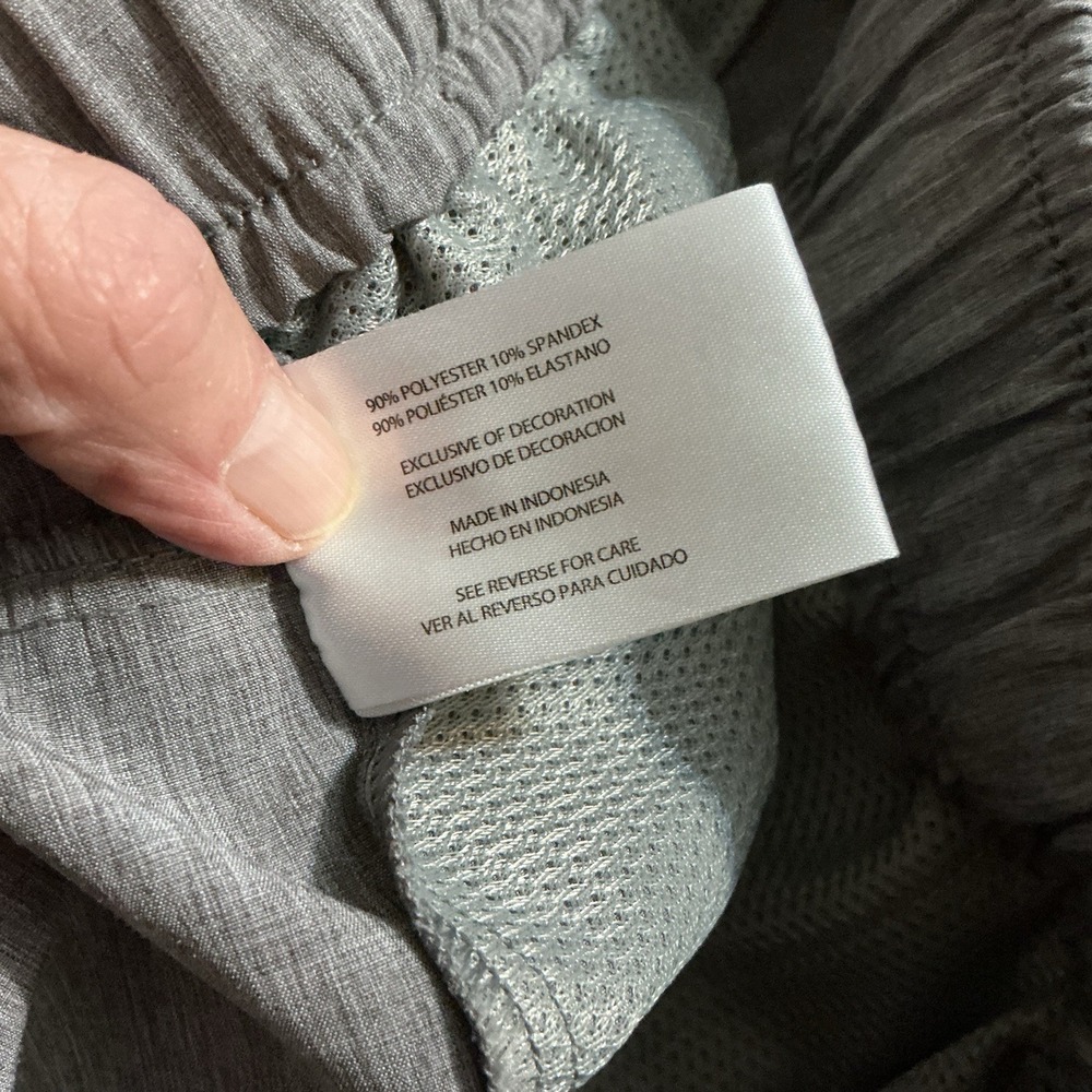 Eddie Bauer men's gray woven‎ tech shorts M Drawstring L EMS0864S - Picture 6 of 6
